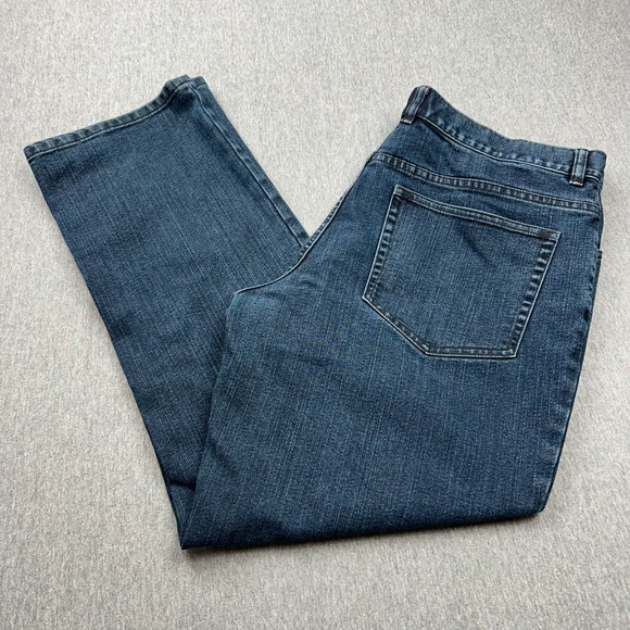 Jos. A. Bank Other - Jos‎ A Bank Traveler Denim Jeans Tailored Fit Mens 38x29 Blue Pants *STAINS*
